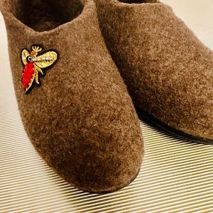 Genuine wool loafers